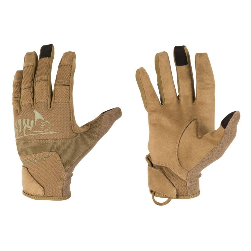 Rukavice RANGE taktické COYOTE/ADAPTIVE GREEN - Velikost: M