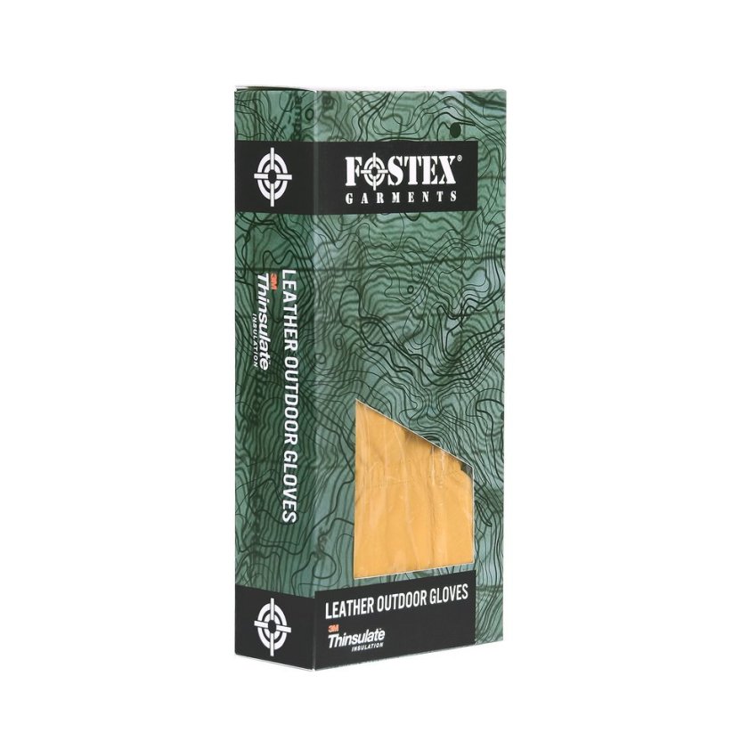 Rukavice zimní OUTDOOR kožené ČERNÉ - Barva: ČERNÁ - BLACK, Velikost: 3XL