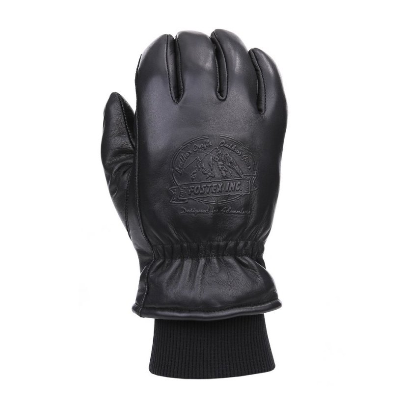 Rukavice zimní OUTDOOR kožené ČERNÉ - Barva: ČERNÁ - BLACK, Velikost: 3XL