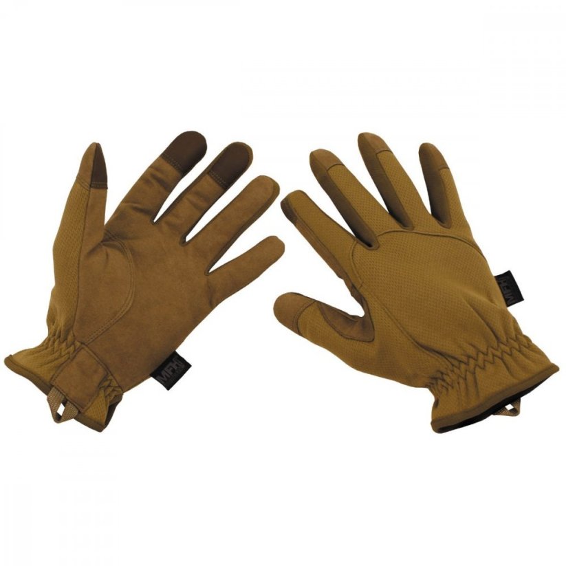 Rukavice prstové lehké COYOTE - Barva: COYOTE BROWN, Velikost: XL