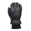 Rukavice zimní OUTDOOR kožené ČERNÉ - Barva: ČERNÁ - BLACK, Velikost: 3XL