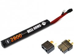 Airsoft accumulator / battery Li-Ion HellArms 2S 7,4V / 2800mAh 35/85A