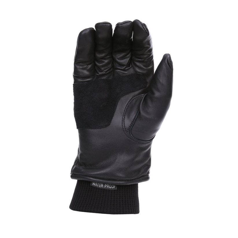 Rukavice zimní OUTDOOR kožené ČERNÉ - Barva: ČERNÁ - BLACK, Velikost: 3XL